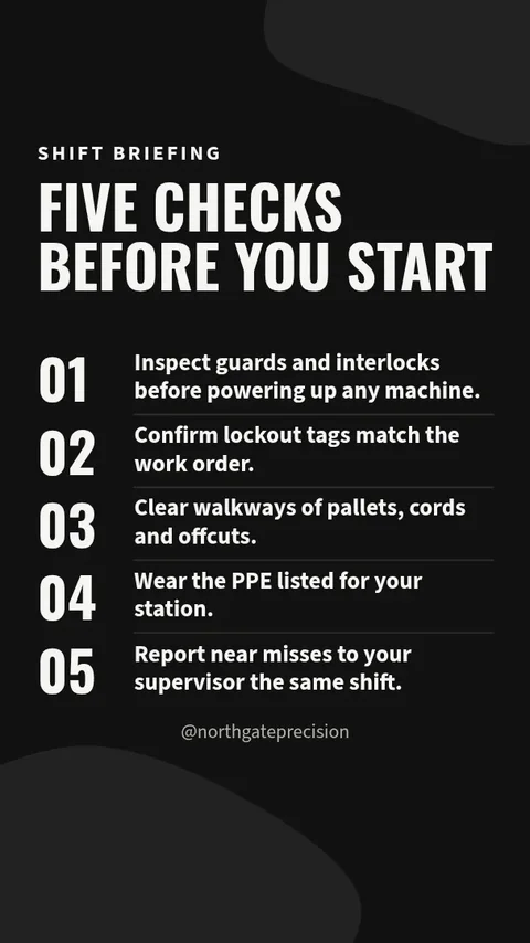 Floor Safety Checklist Story – Instagram story template