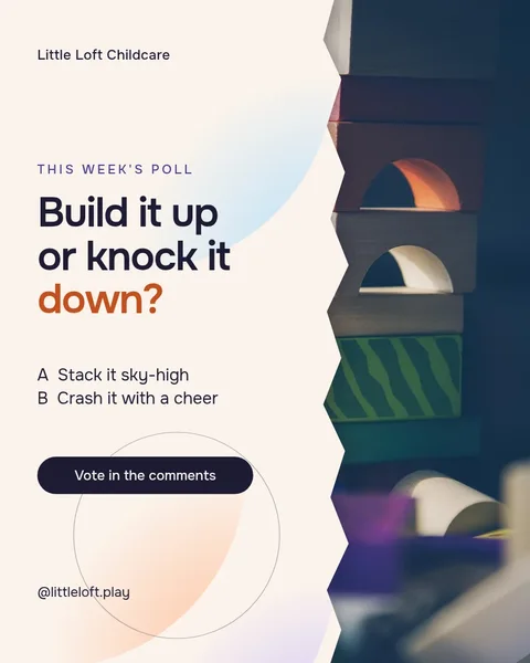 Torn Paper Glow Poll – Instagram post template