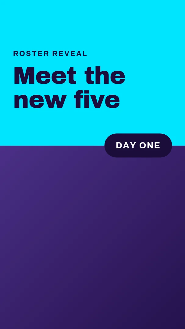 Roster Reveal Story – Instagram story template