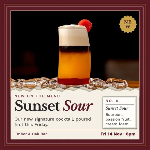 Torn Gallery Sour Launch – Instagram post template