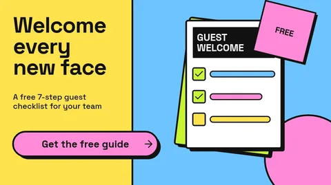 Welcome Checklist Split Cover – X post template