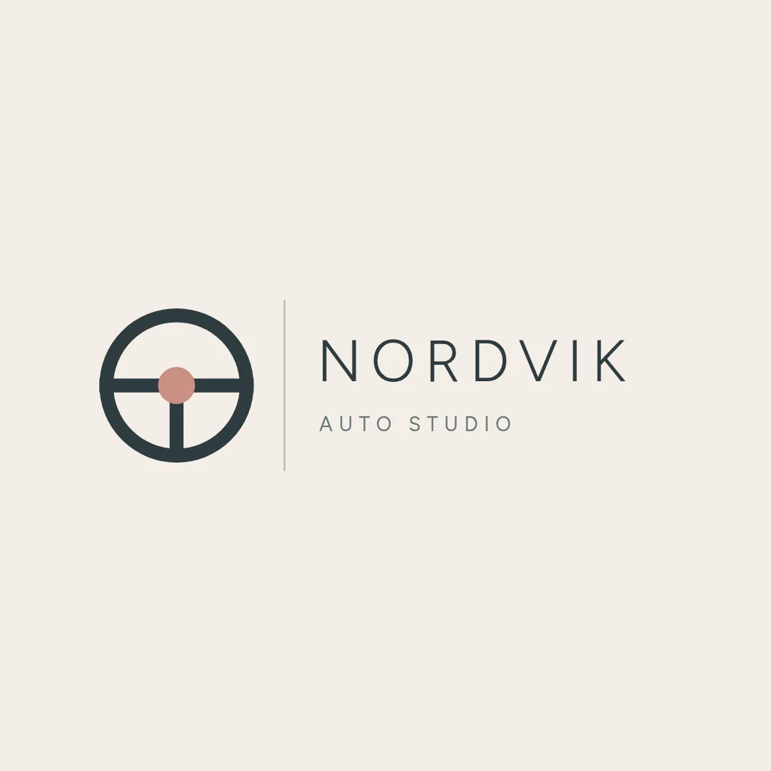 Nordvik Quiet Wheel Logo – Logo template