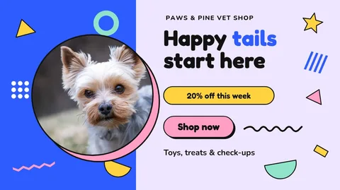 Yorkie Confetti Split – X post template