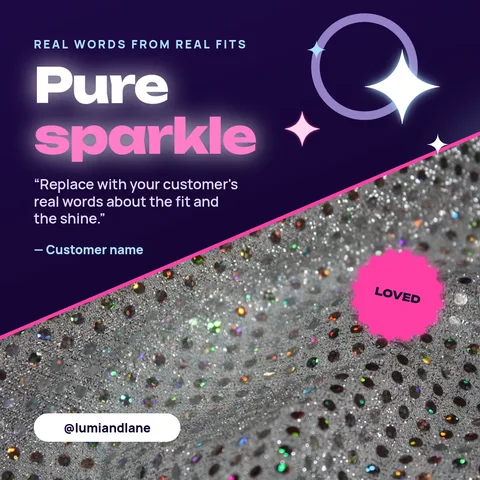 Chrome Slash Sparkle Review – Instagram post template