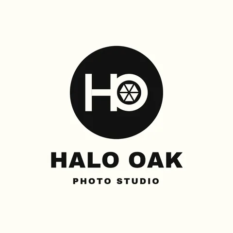 Halo Oak Aperture Monogram – Logo template
