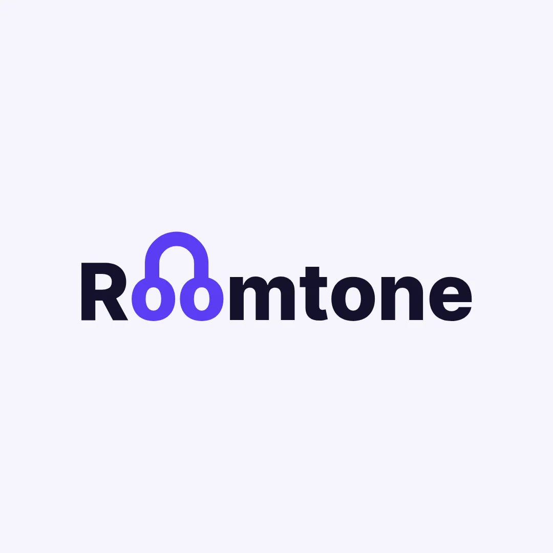 Roomtone Headband Wordmark – Logo template