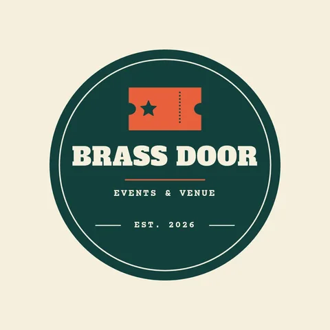 Brass Door Ticket Seal – Logo template