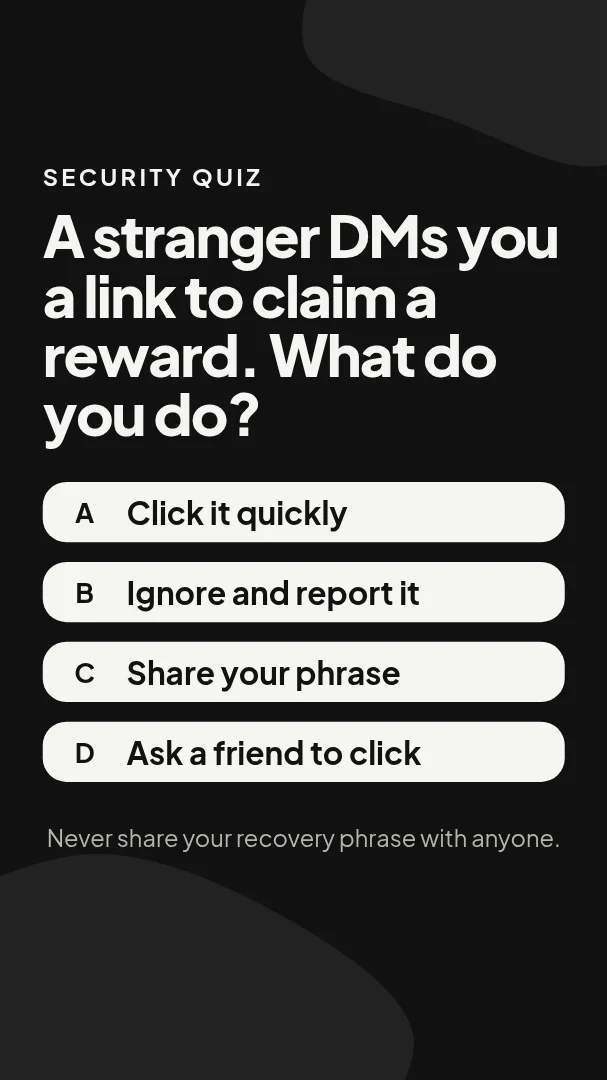 Scam Spotting Quiz Story – Instagram story template
