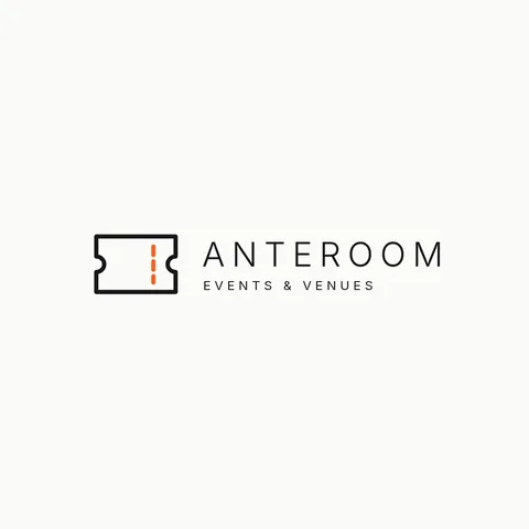 Anteroom Perforated Ticket Logo – Logo template