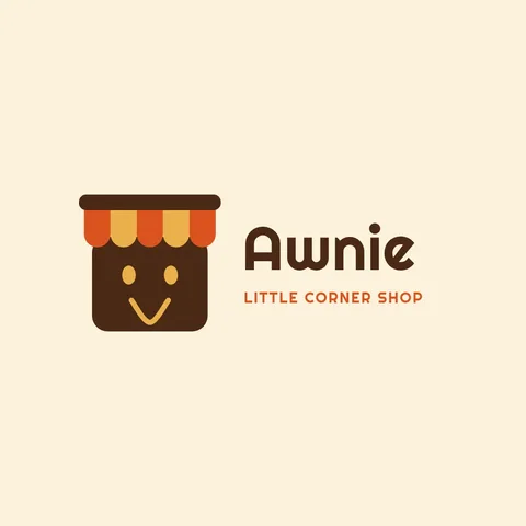 Awnie Smiling Shop Logo – Logo template