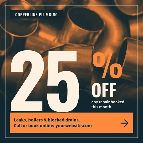 Copper Elbow Giant Percent – Instagram post template