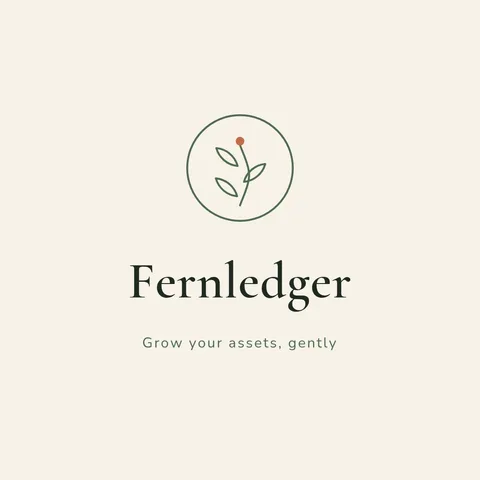 Fernledger Coin Stem Logo – Logo template