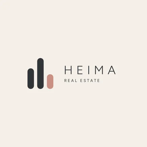 Heima Pill Skyline Logo – Logo template