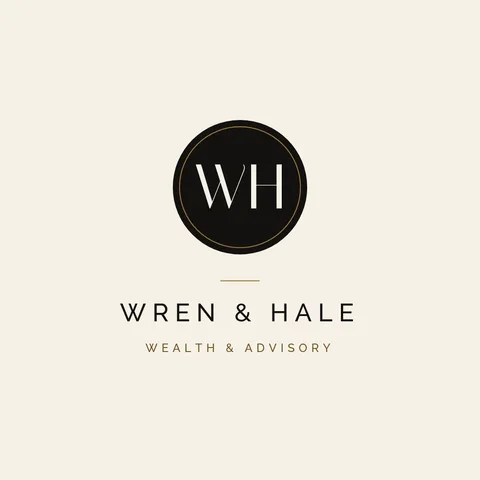 Wren Hale Coin Monogram – Logo template