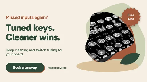 Keycap Stage Blob Fix – X post template