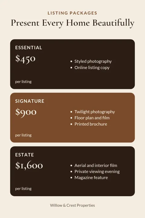 Gilded Residence Pricing Pin – Pinterest pin template