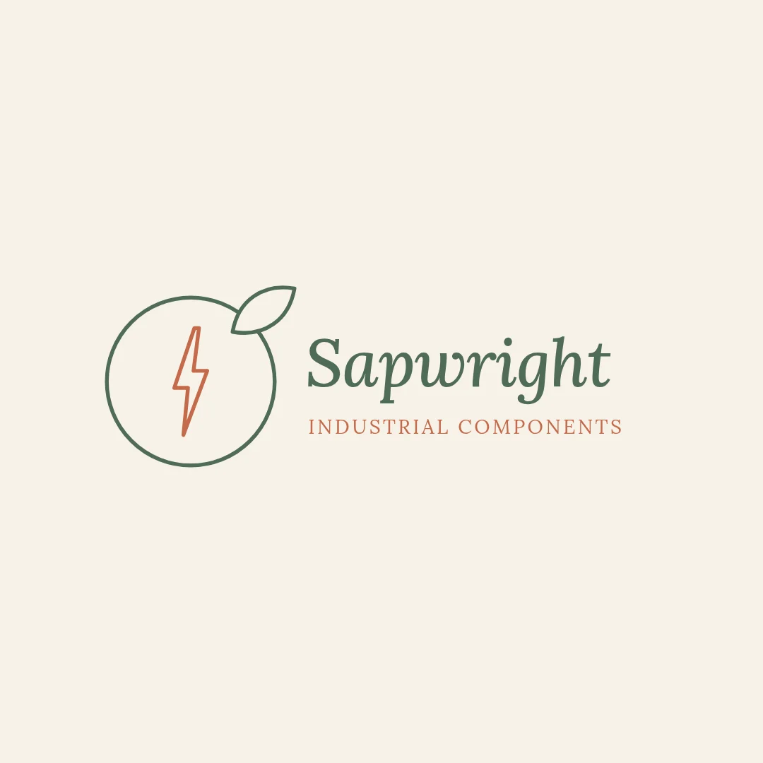 Sapwright Leaf Bolt Logo – Logo template