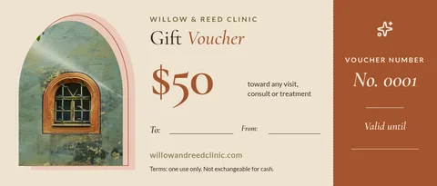 Willow Arch Gift Voucher – Gift voucher template