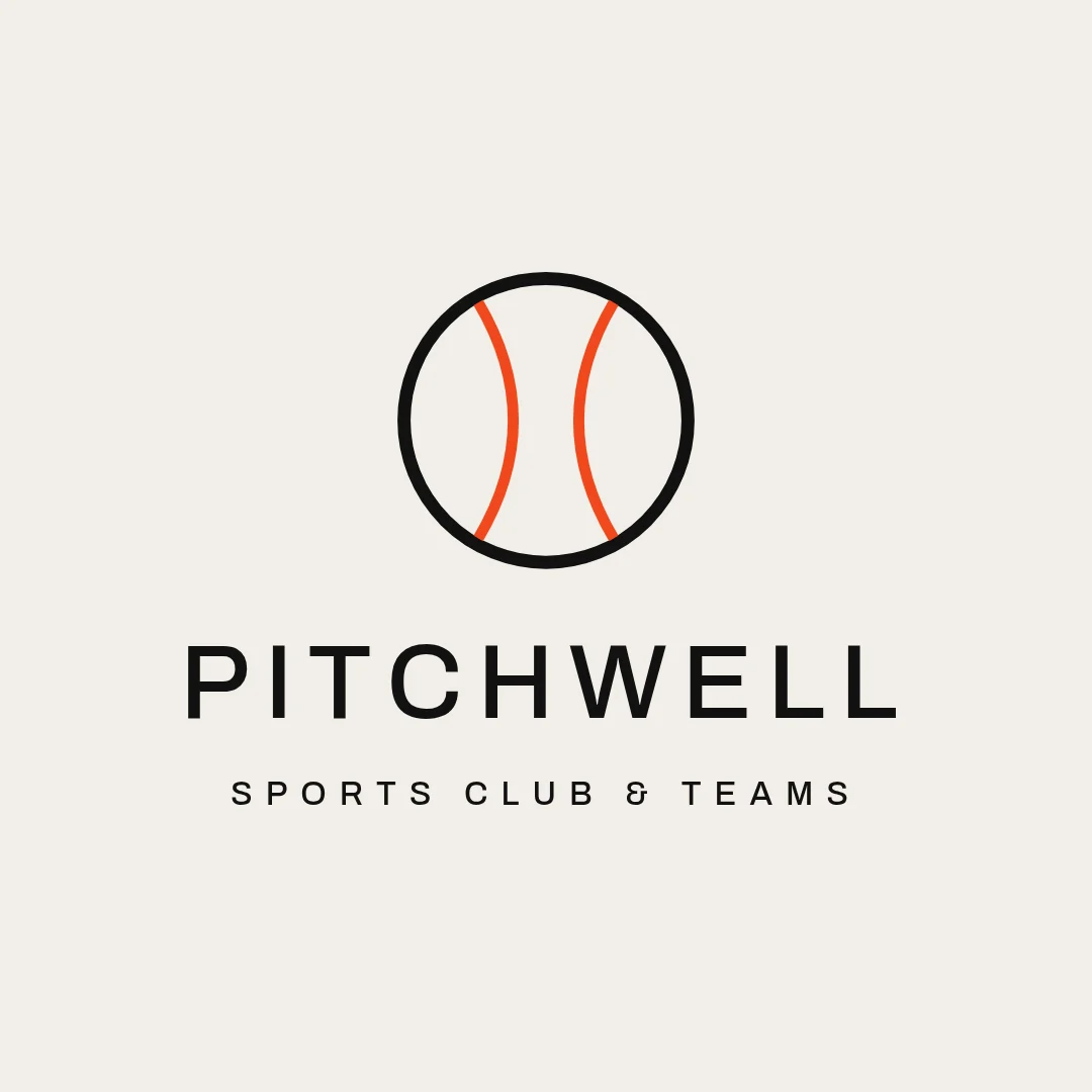 Pitchwell Seam Ball Logo – Logo template