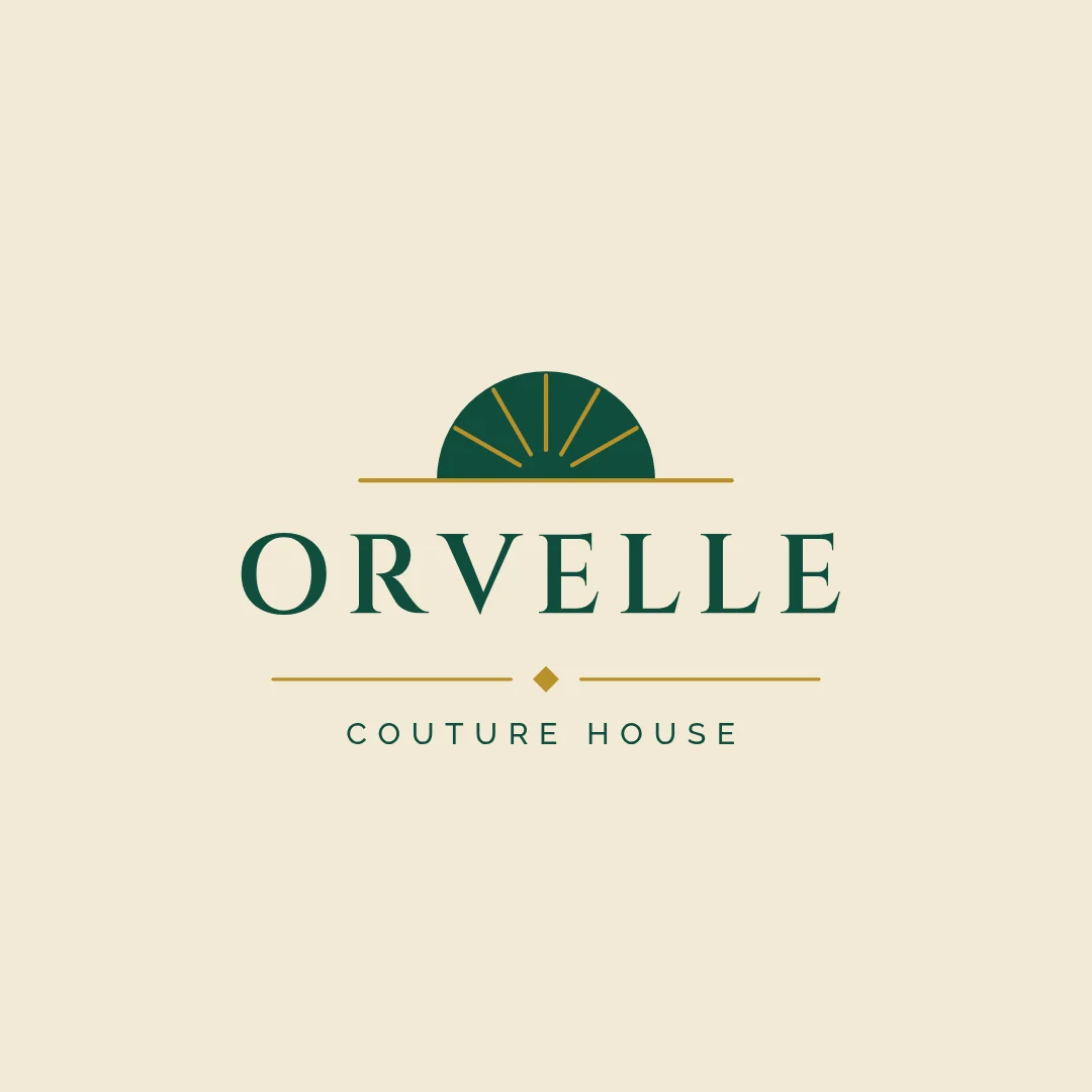 Deco Fan Couture Wordmark – Logo template