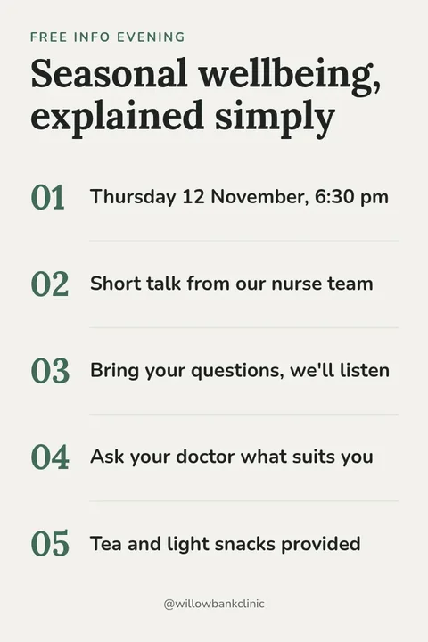 Flu Season Info Evening Tips – Pinterest pin template