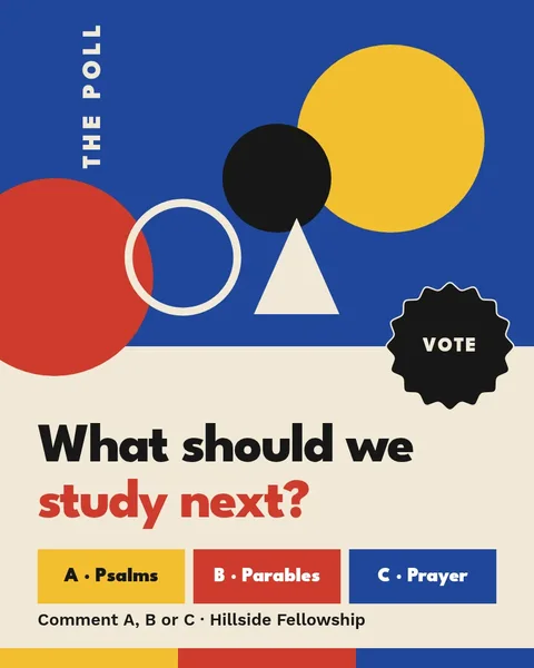 Primary Poll Seam – Instagram post template