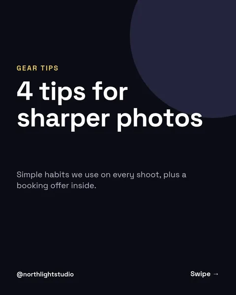 Gear Tips Carousel – Instagram carousel template, 6 pages