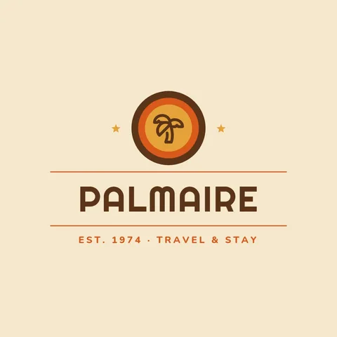 Palmaire Groove Sunrise Logo – Logo template