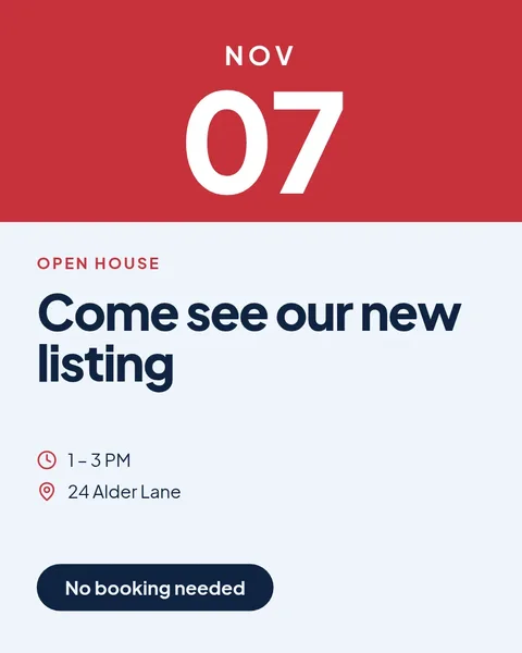 Open House Event Poster – Instagram post template