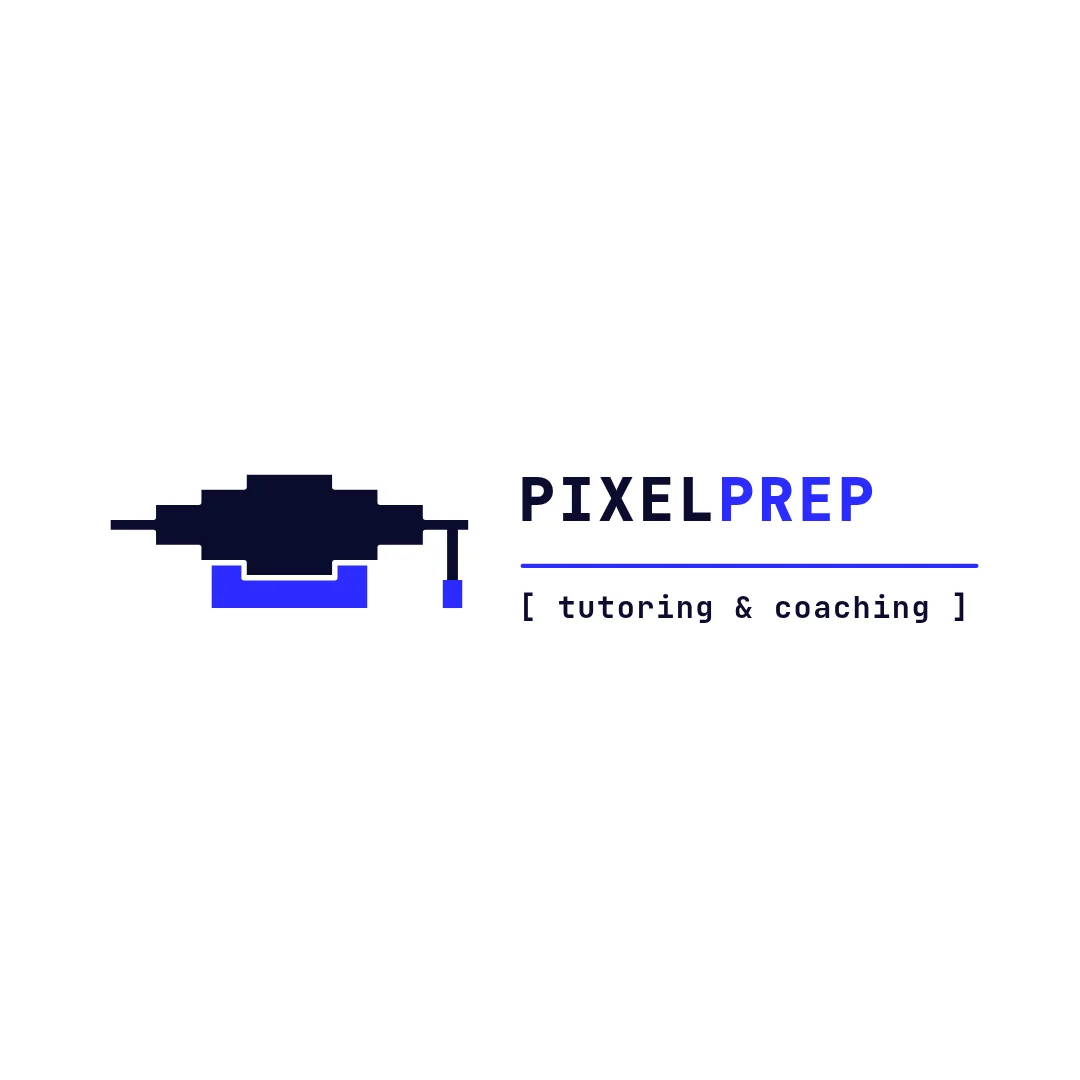 Pixel Mortarboard Mono Logo – Logo template