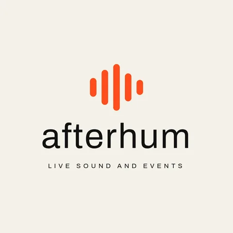 Afterhum Equalizer Wordmark Logo – Logo template