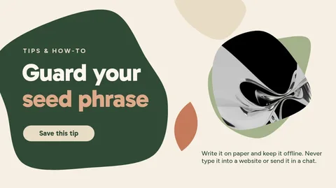 Seed Phrase Moss Blob – X post template