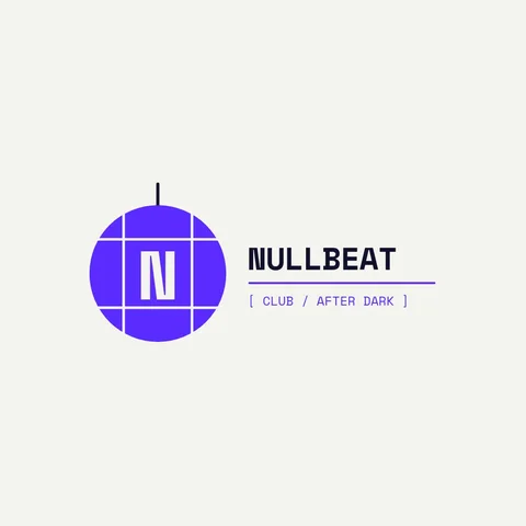 Nullbeat Pixel Disco Logo – Logo template