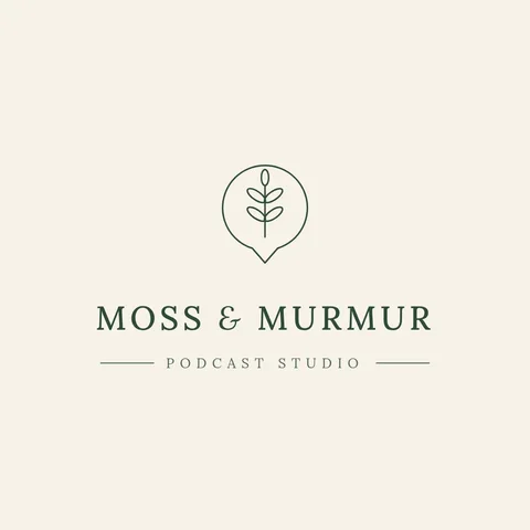 Moss Murmur Leaf Bubble – Logo template