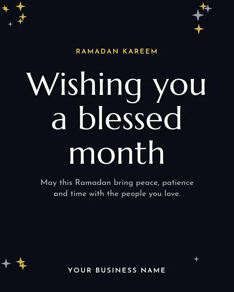 Ramadan Kareem greeting – Instagram post template