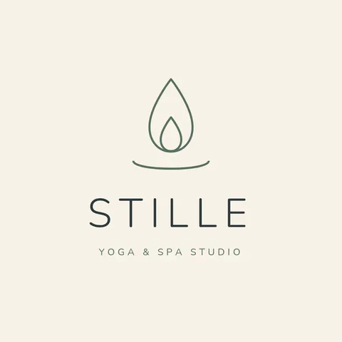 Stille Monoline Flame Logo – Logo template