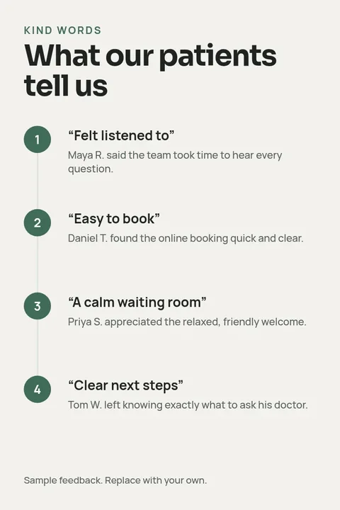 Patient Kind Words – Pinterest pin template