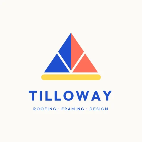 Cut-Paper Truss Mark – Logo template