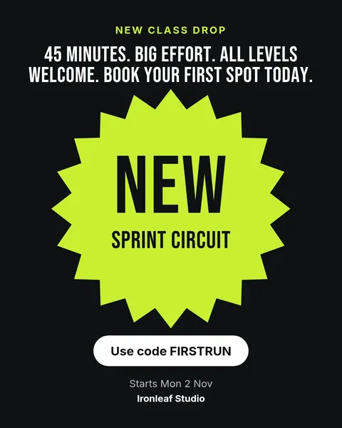 Loud New Class Drop – Instagram post template