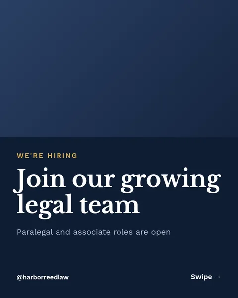 Join Our Legal Team – Instagram carousel template, 6 pages