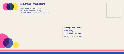 Overprint Hatch Recruiting Envelope – Envelope template