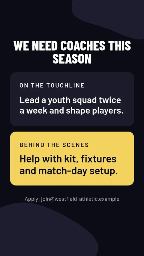 Join The Coaching Crew – Instagram story template