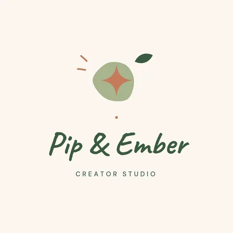 Ember Blob Script Logo – Logo template