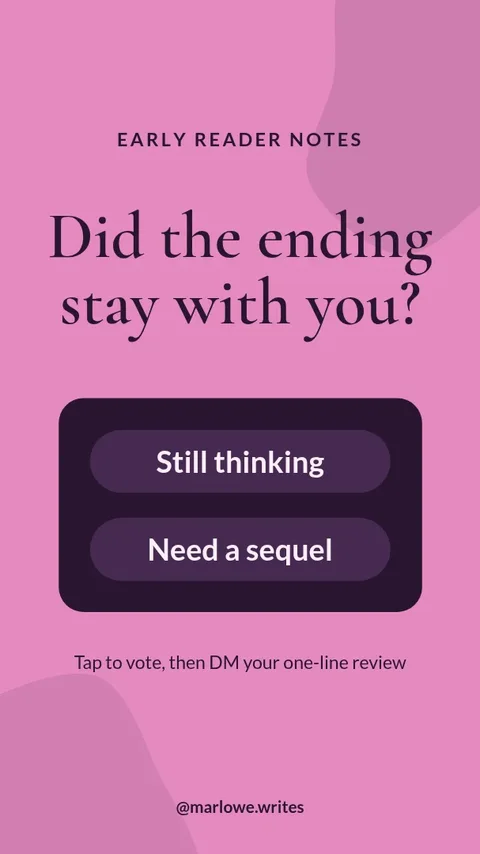 Reader Verdict Story – Instagram story template