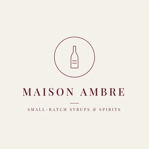 Maison Ambre Bottle Crest – Logo template