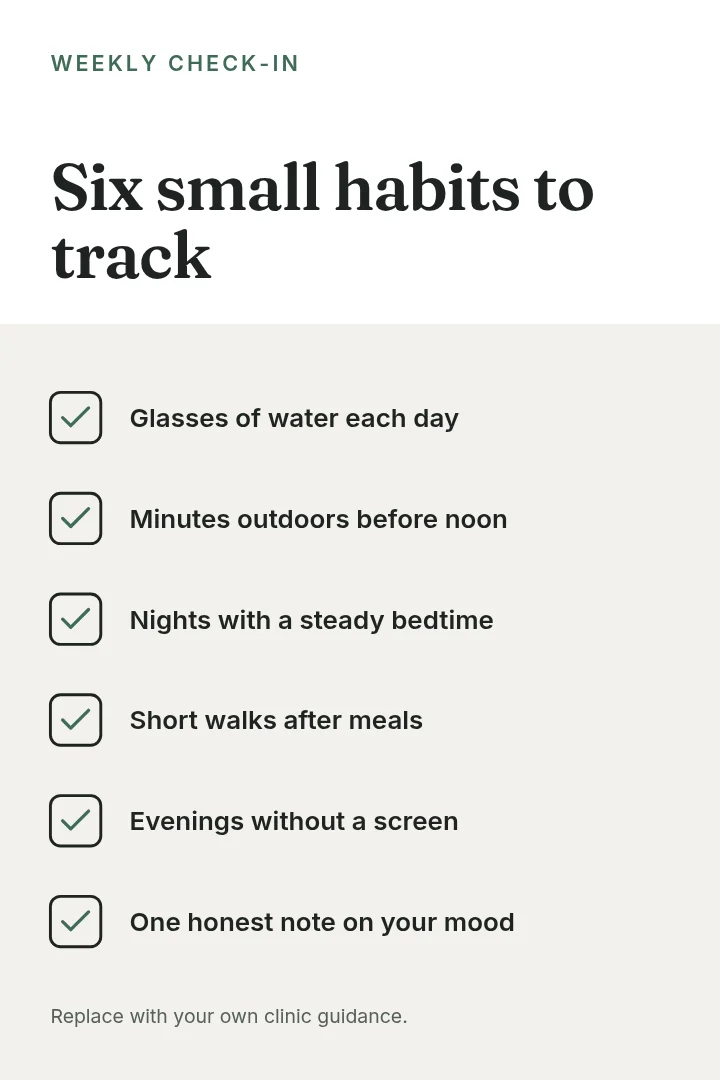Sage Daily Habits Pin – Pinterest pin template