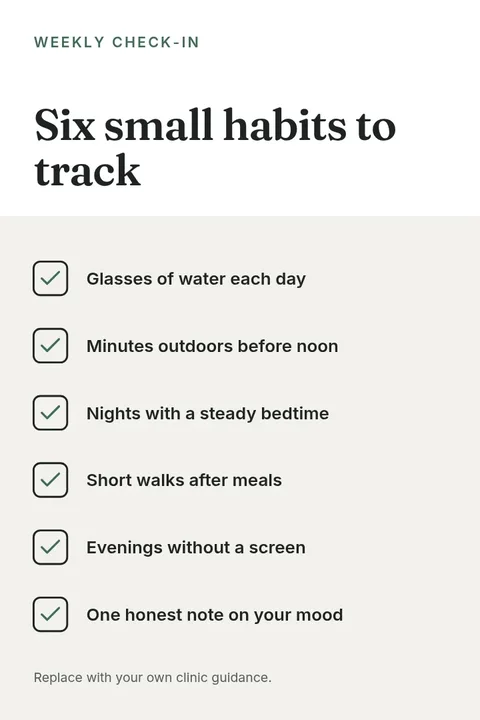 Sage Daily Habits Pin – Pinterest pin template