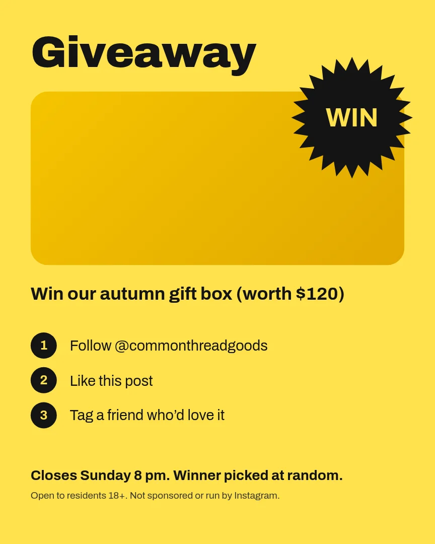 Giveaway – Instagram post template