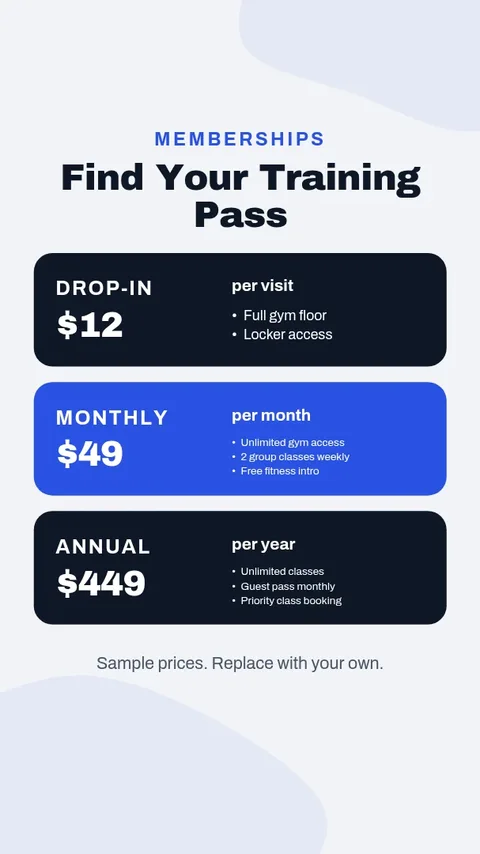 Pass Options Story – Instagram story template