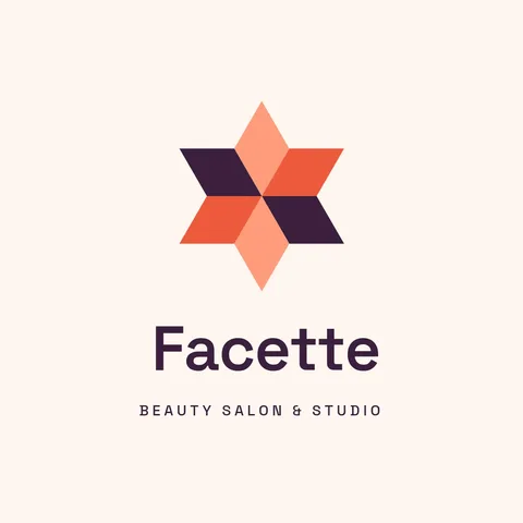 Facette Iso Bloom Logo – Logo template